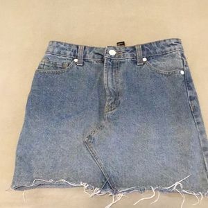 Denim skirt